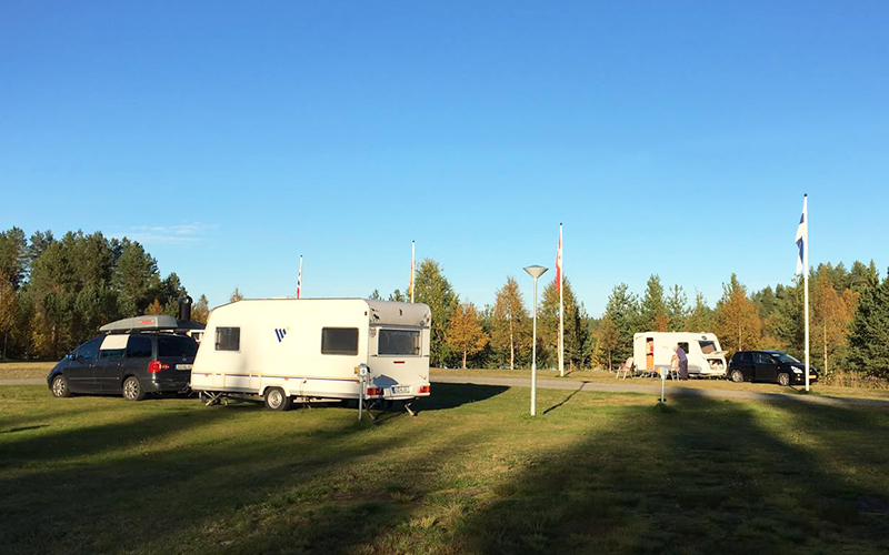 Campeerplaatsen in Lapland, Zweden