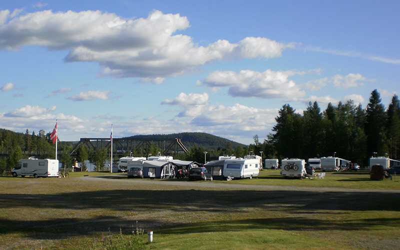 Campeerplaatsen in Lapland, Zweden